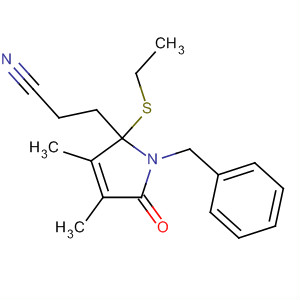 244124-81-0  1H-Pyrrole-2-propanenitrile,2-(ethylthio)-2,5-dihydro-3,4-dimethyl-5-oxo-1-(phenylmethyl)-
