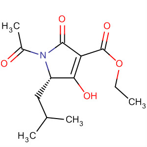 244214-95-7  1H-Pyrrole-3-carboxylic acid,1-acetyl-2,5-dihydro-4-hydroxy-5-(2-methylpropyl)-2-oxo-, ethyl ester,(5S)-