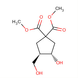 244277-07-4  1,1-Cyclopentanedicarboxylic acid, 3-hydroxy-4-(hydroxymethyl)-,dimethyl ester, (3S,4R)-
