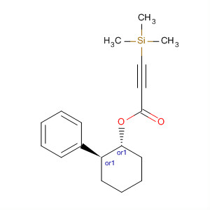 244607-35-0  2-Propynoic acid, 3-(trimethylsilyl)-, (1R,2S)-2-phenylcyclohexyl ester,rel- 244607-35-0  2-Propynoic acid, 3-(trimethylsilyl)-, (1R,2S)-2-phenylcyclohexyl ester,rel-