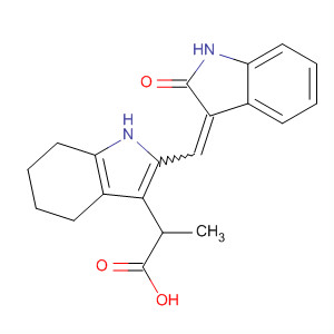 245036-29-7  1H-Indole-3-propanoic acid,2-[(1,2-dihydro-2-oxo-3H-indol-3-ylidene)methyl]-4,5,6,7-tetrahydro-