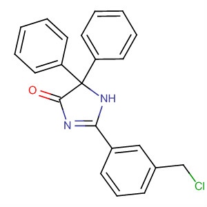 245037-95-0  4H-Imidazol-4-one, 2-[3-(chloromethyl)phenyl]-1,5-dihydro-5,5-diphenyl-