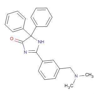 245037-96-1  4H-Imidazol-4-one,2-[3-[(dimethylamino)methyl]phenyl]-1,5-dihydro-5,5-diphenyl-