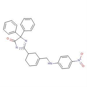 245038-10-2  4H-Imidazol-4-one,1,5-dihydro-2-[3-[[(4-nitrophenyl)amino]methyl]phenyl]-5,5-diphenyl-