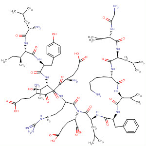 245091-70-7  L-Glutamic acid,L-leucyl-L-isoleucyl-L-tyrosyl-L-a-glutamyl-L-a-glutamyl-L-threonyl-L-arginylglycyl-L-valyl-L-leucyl-L-lysyl-L-valyl-L-phenylalanyl-L-leucyl-