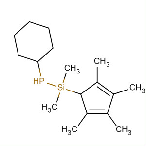 245544-30-3  Phosphine,cyclohexyl[dimethyl(2,3,4,5-tetramethyl-2,4-cyclopentadien-1-yl)silyl]-