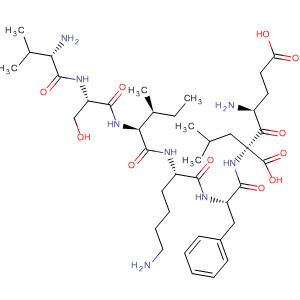 245759-06-2  L-Leucine, L-valyl-L-seryl-L-isoleucyl-L-lysyl-L-phenylalanyl-L-a-glutamyl-