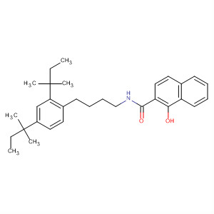 246252-69-7  2-Naphthalenecarboxamide,N-[4-[2,4-bis(1,1-dimethylpropyl)phenyl]butyl]-1-hydroxy-