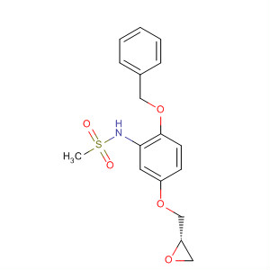 246262-20-4  Methanesulfonamide,N-[5-[(2S)-oxiranylmethoxy]-2-(phenylmethoxy)phenyl]-