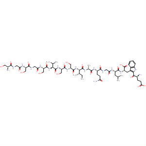 247065-13-0  L-Tryptophan,L-serylglycyl-L-serylglycyl-L-seryl-L-valyl-L-seryl-L-seryl-L-isoleucyl-L-alanyl-L-glutaminylglycyl-L-leucyl-L-a-glutamyl-