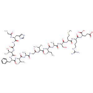 247065-97-0  L-Glutamic acid,glycyl-L-histidylglycyl-L-threonyl-L-phenylalanyl-L-valyl-L-alanylglycyl-L-valyl-L-isoleucyl-L-alanyl-L-seryl-L-methionyl-L-arginyl-
