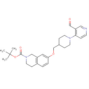 247133-00-2  2(1H)-Isoquinolinecarboxylic acid,7-[[1-(3-formyl-4-pyridinyl)-4-piperidinyl]methoxy]-3,4-dihydro-,1,1-dimethylethyl ester