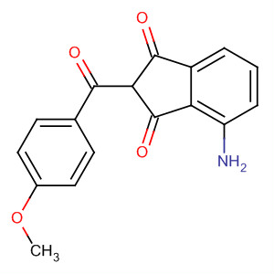 247149-97-9  1H-Indene-1,3(2H)-dione, 4-amino-2-(4-methoxybenzoyl)-