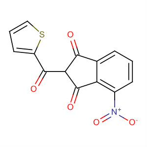 247150-06-7  1H-Indene-1,3(2H)-dione, 4-nitro-2-(2-thienylcarbonyl)-