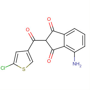 247150-17-0  1H-Indene-1,3(2H)-dione, 4-amino-2-[(5-chloro-3-thienyl)carbonyl]-