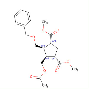 247159-52-0  1,3-Cyclopentanedicarboxylic acid,4-[(acetyloxy)methyl]-5-[(phenylmethoxy)methyl]-, dimethyl ester,(1R,3S,4S,5R)-rel-