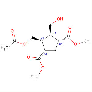 247159-53-1  1,3-Cyclopentanedicarboxylic acid,4-[(acetyloxy)methyl]-5-(hydroxymethyl)-, dimethyl ester,(1R,3S,4S,5R)-rel-