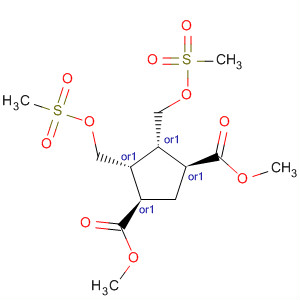 247159-64-4  1,3-Cyclopentanedicarboxylic acid, 4,5-bis[[(methylsulfonyl)oxy]methyl]-,dimethyl ester, (1R,3S,4S,5R)-rel-