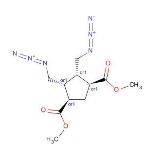 247159-65-5  1,3-Cyclopentanedicarboxylic acid, 4,5-bis(azidomethyl)-, dimethylester, (1R,3S,4S,5R)-rel-