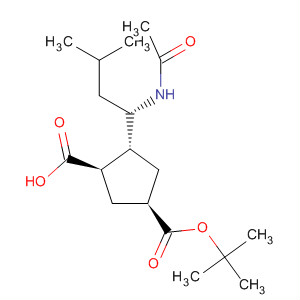247160-19-6  1,3-Cyclopentanedicarboxylic acid,4-[(1S)-1-(acetylamino)-3-methylbutyl]-, 1-(1,1-dimethylethyl) ester,(1R,3R,4R)-