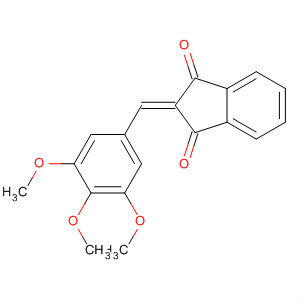24760-34-7  1H-Indene-1,3(2H)-dione, 2-[(3,4,5-trimethoxyphenyl)methylene]-