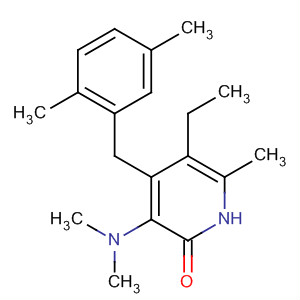 248247-28-1  2(1H)-Pyridinone,3-(dimethylamino)-4-[(2,5-dimethylphenyl)methyl]-5-ethyl-6-methyl-