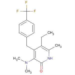 248247-45-2  2(1H)-Pyridinone,3-(dimethylamino)-5-ethyl-6-methyl-4-[[4-(trifluoromethyl)phenyl]methyl]-