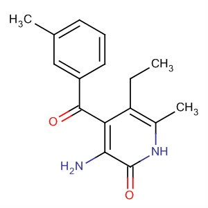 248247-78-1  2(1H)-Pyridinone, 3-amino-5-ethyl-6-methyl-4-(3-methylbenzoyl)- 248247-78-1  2(1H)-Pyridinone, 3-amino-5-ethyl-6-methyl-4-(3-methylbenzoyl)-
