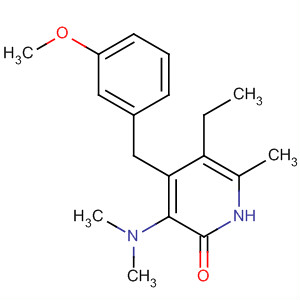 248248-12-6  2(1H)-Pyridinone,3-(dimethylamino)-5-ethyl-4-[(3-methoxyphenyl)methyl]-6-methyl-