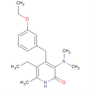248248-73-9  2(1H)-Pyridinone,3-(dimethylamino)-4-[(3-ethoxyphenyl)methyl]-5-ethyl-6-methyl-
