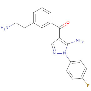 249937-51-7  Methanone,[3-(2-aminoethyl)phenyl][5-amino-1-(4-fluorophenyl)-1H-pyrazol-4-yl]-