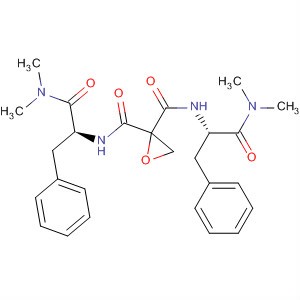 250221-38-6  2,3-Oxiranedicarboxamide,N,N'-bis[(1S)-2-(dimethylamino)-2-oxo-1-(phenylmethyl)ethyl]-, (2S,3S)-