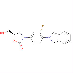 250372-40-8  2-Oxazolidinone,3-[4-(1,3-dihydro-2H-isoindol-2-yl)-3-fluorophenyl]-5-(hydroxymethyl)-,(5R)-