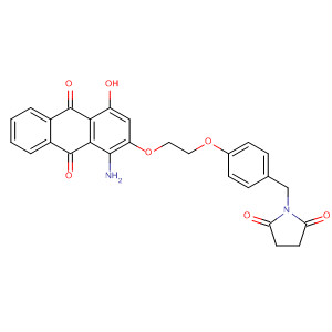 25060-01-9  2,5-Pyrrolidinedione,1-[[4-[2-[(1-amino-9,10-dihydro-4-hydroxy-9,10-dioxo-2-anthracenyl)oxy]ethoxy]phenyl]methyl]-