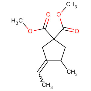 250606-57-6  1,1-Cyclopentanedicarboxylic acid, 3-ethylidene-4-methyl-, dimethylester
