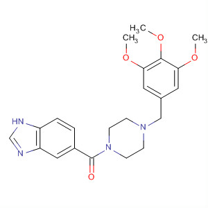 251106-37-3  Piperazine,1-(1H-benzimidazol-5-ylcarbonyl)-4-[(3,4,5-trimethoxyphenyl)methyl]-
