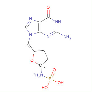 211038-06-1  Phosphonic acid,[(2S,5S)-5-[(2-amino-1,6-dihydro-6-oxo-9H-purin-9-yl)methyl]tetrahydro-2-furanyl]-, monoammonium salt