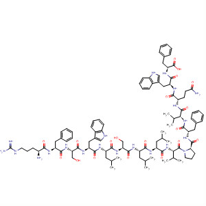 211052-68-5  L-Phenylalanine,L-arginyl-L-phenylalanyl-L-seryl-L-tryptophyl-L-leucyl-L-seryl-L-leucyl-L-leucyl-L-valyl-L-prolyl-L-phenylalanyl-L-valyl-L-glutaminyl-L-tryptophyl-
