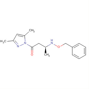 211105-86-1  1H-Pyrazole,3,5-dimethyl-1-[(3S)-1-oxo-3-[(phenylmethoxy)amino]butyl]-