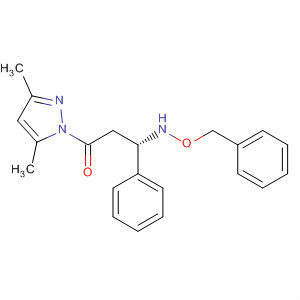 211105-98-5  1H-Pyrazole,3,5-dimethyl-1-[(3S)-1-oxo-3-phenyl-3-[(phenylmethoxy)amino]propyl]-