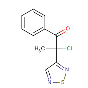 211430-05-6  1-Propanone, 2-chloro-1-phenyl-2-(1,2,5-thiadiazol-3-yl)-