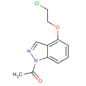 211563-27-8  1H-Indazole, 1-acetyl-4-(2-chloroethoxy)-