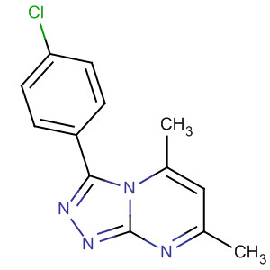 211574-55-9  1,2,4-Triazolo[4,3-a]pyrimidine, 3-(4-chlorophenyl)-5,7-dimethyl-