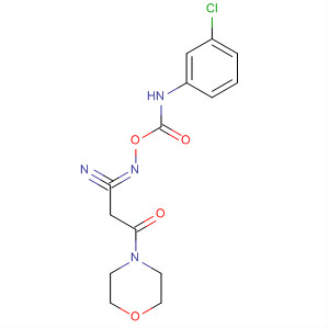 21175-94-0  Morpholine,4-[[[[[(3-chlorophenyl)amino]carbonyl]oxy]imino]cyanoacetyl]-