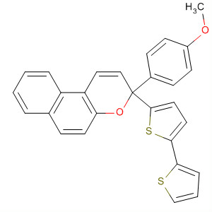 211796-94-0  3H-Naphtho[2,1-b]pyran, 3-[2,2'-bithiophen]-5-yl-3-(4-methoxyphenyl)-