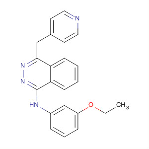 212142-28-4  1-Phthalazinamine, N-(3-ethoxyphenyl)-4-(4-pyridinylmethyl)-