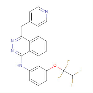 212142-41-1  1-Phthalazinamine,4-(4-pyridinylmethyl)-N-[3-(1,1,2,2-tetrafluoroethoxy)phenyl]-