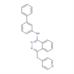 212142-48-8  1-Phthalazinamine, N-[1,1'-biphenyl]-3-yl-4-(4-pyridinylmethyl)-