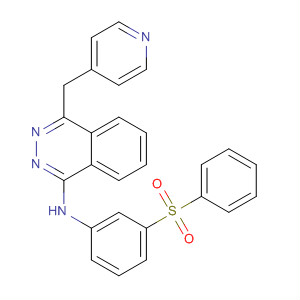 212142-53-5  1-Phthalazinamine, N-[3-(phenylsulfonyl)phenyl]-4-(4-pyridinylmethyl)-