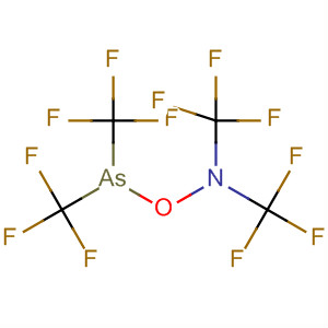 21219-25-0  Methanamine,N-[[bis(trifluoromethyl)arsino]oxy]-1,1,1-trifluoro-N-(trifluoromethyl)-